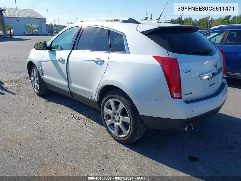 2012 Cadillac Srx Performance Collection VIN: 3GYFNBE30CS611471 Lot: 40455837