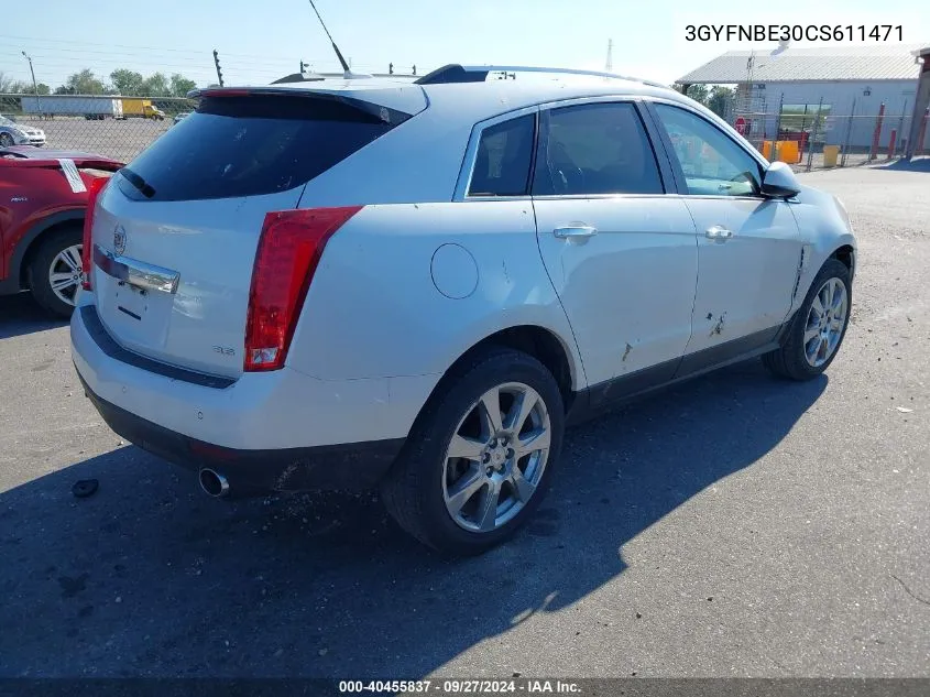 2012 Cadillac Srx Performance Collection VIN: 3GYFNBE30CS611471 Lot: 40455837