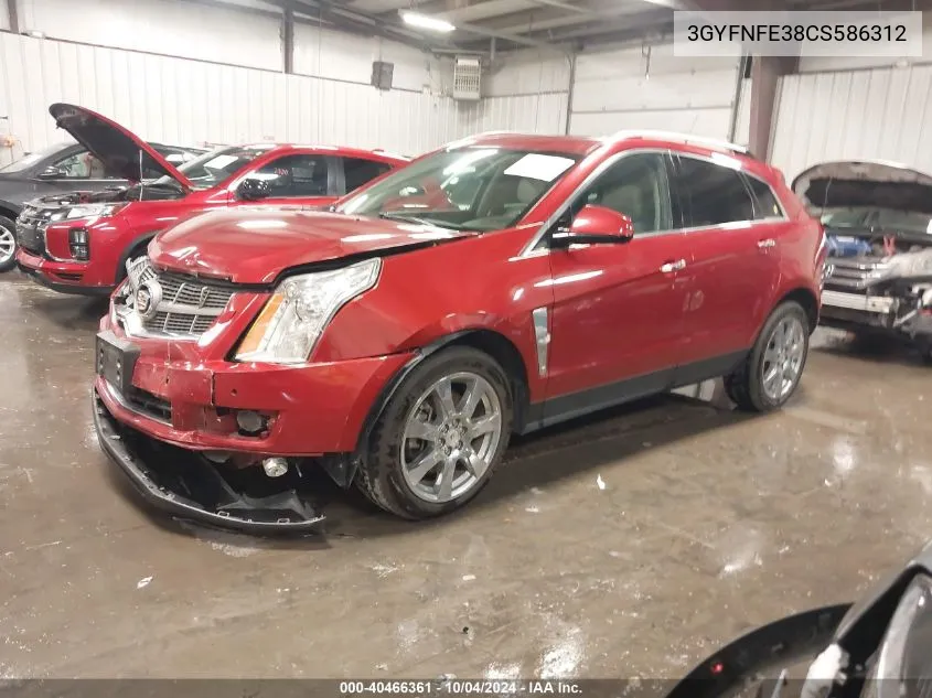 2012 Cadillac Srx Premium Collection VIN: 3GYFNFE38CS586312 Lot: 40466361