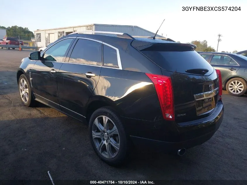 2012 Cadillac Srx Performance Collection VIN: 3GYFNBE3XCS574204 Lot: 40471754