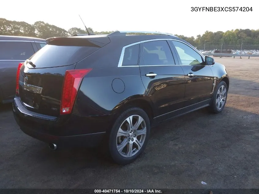 2012 Cadillac Srx Performance Collection VIN: 3GYFNBE3XCS574204 Lot: 40471754