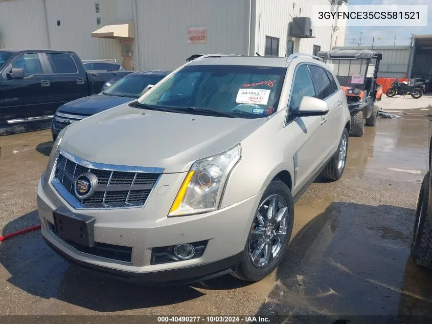 3GYFNCE35CS581521 2012 Cadillac Srx Premium Collection