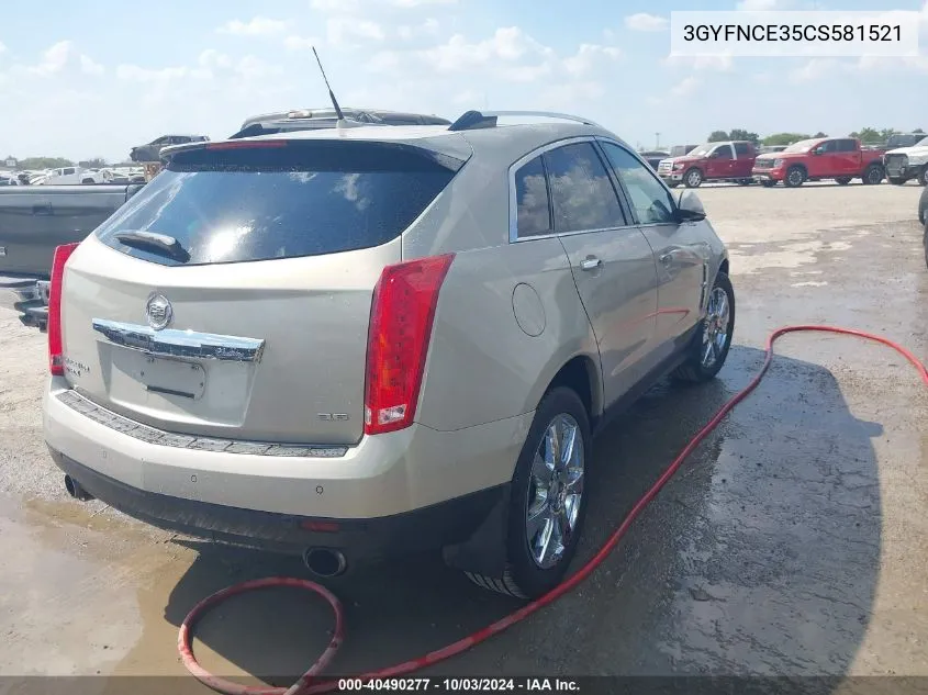 3GYFNCE35CS581521 2012 Cadillac Srx Premium Collection