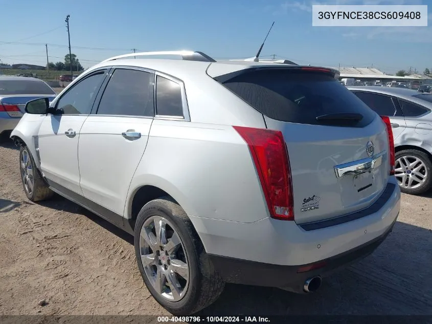 3GYFNCE38CS609408 2012 Cadillac Srx Premium Collection