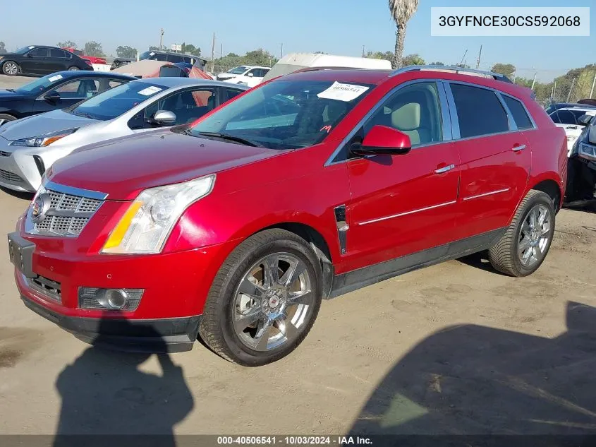 2012 Cadillac Srx Premium Collection VIN: 3GYFNCE30CS592068 Lot: 40506541