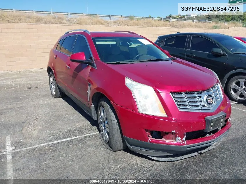 2012 Cadillac Srx Luxury Collection VIN: 3GYFNAE32CS547296 Lot: 40517941