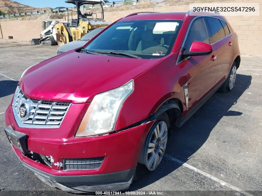 2012 Cadillac Srx Luxury Collection VIN: 3GYFNAE32CS547296 Lot: 40517941