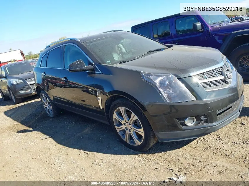 2012 Cadillac Srx Performance Collection VIN: 3GYFNBE35CS529218 Lot: 40540525