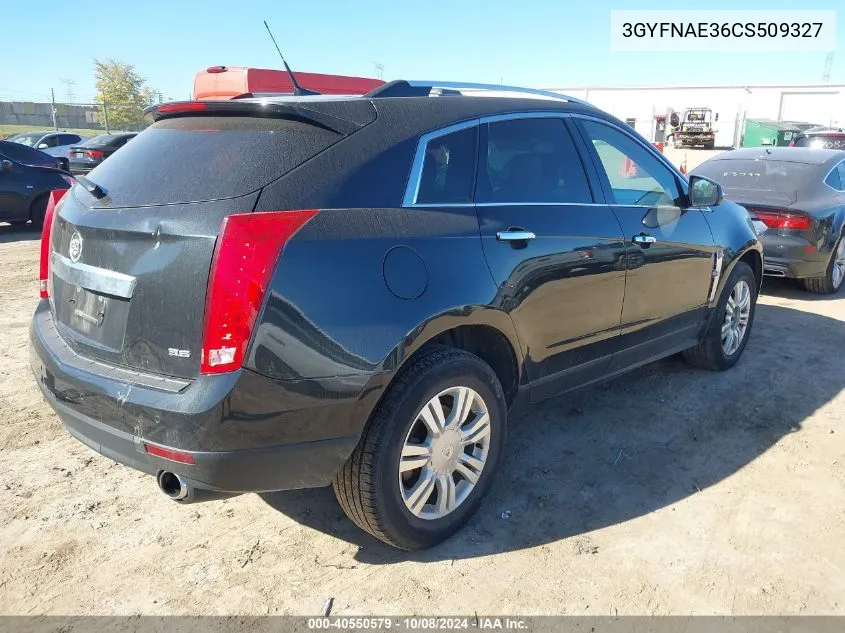 2012 Cadillac Srx Luxury Collection VIN: 3GYFNAE36CS509327 Lot: 40550579