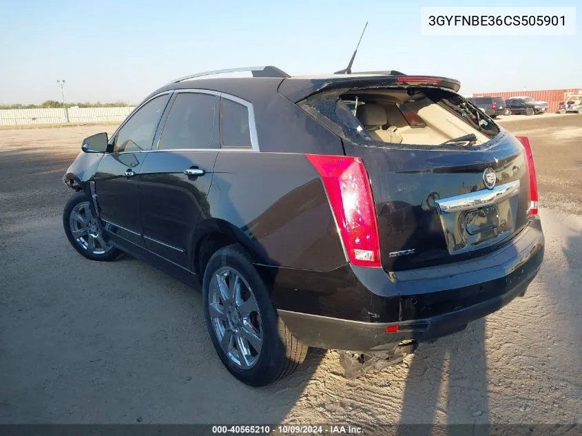 2012 Cadillac Srx Performance Collection VIN: 3GYFNBE36CS505901 Lot: 40565210