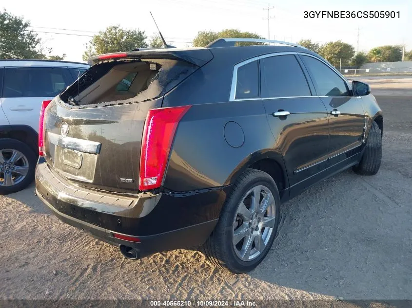 2012 Cadillac Srx Performance Collection VIN: 3GYFNBE36CS505901 Lot: 40565210