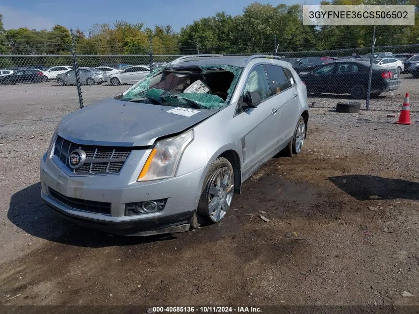 2012 Cadillac Srx Performance Collection VIN: 3GYFNEE36CS506502 Lot: 40585136