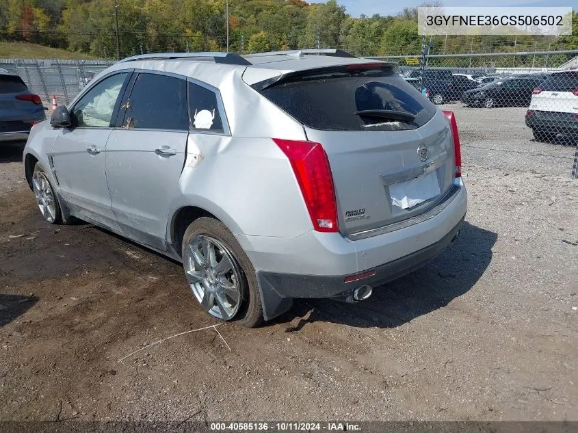 2012 Cadillac Srx Performance Collection VIN: 3GYFNEE36CS506502 Lot: 40585136