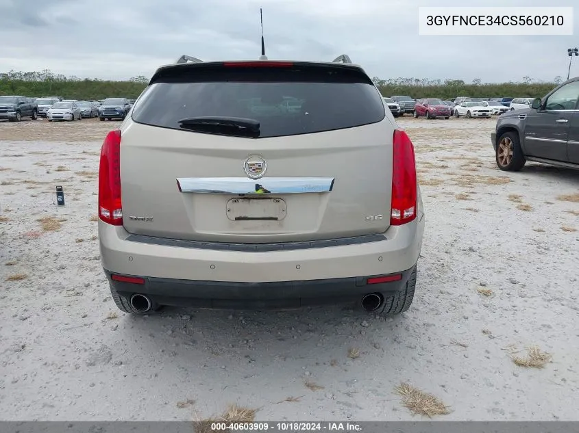 3GYFNCE34CS560210 2012 Cadillac Srx Premium Collection