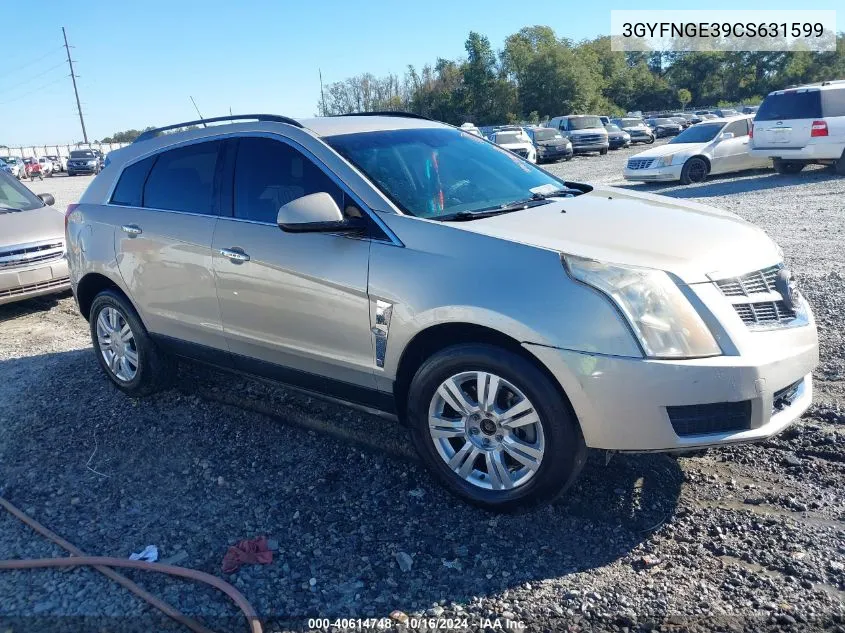 3GYFNGE39CS631599 2012 Cadillac Srx Standard