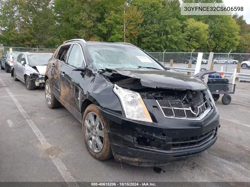 3GYFNCE32CS606598 2012 Cadillac Srx Premium Collection