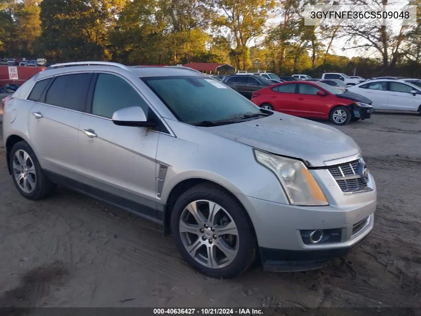 3GYFNFE36CS509048 2012 Cadillac Srx Premium Collection