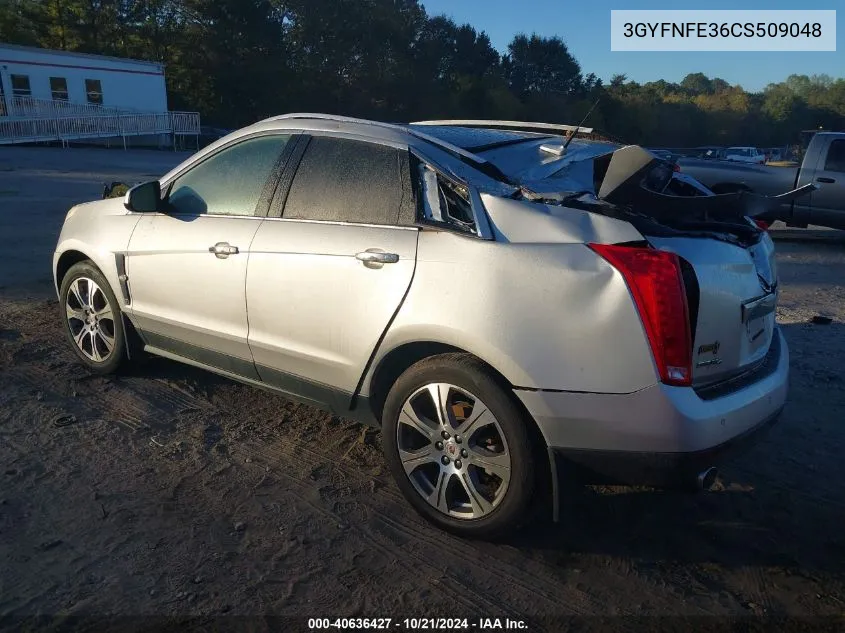 2012 Cadillac Srx Premium Collection VIN: 3GYFNFE36CS509048 Lot: 40636427