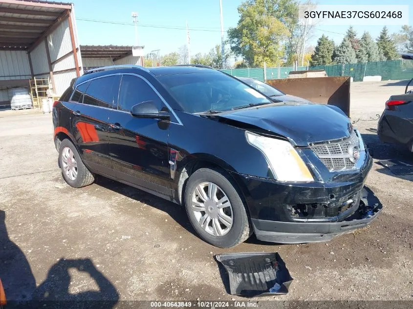 2012 Cadillac Srx Luxury Collection VIN: 3GYFNAE37CS602468 Lot: 40643849