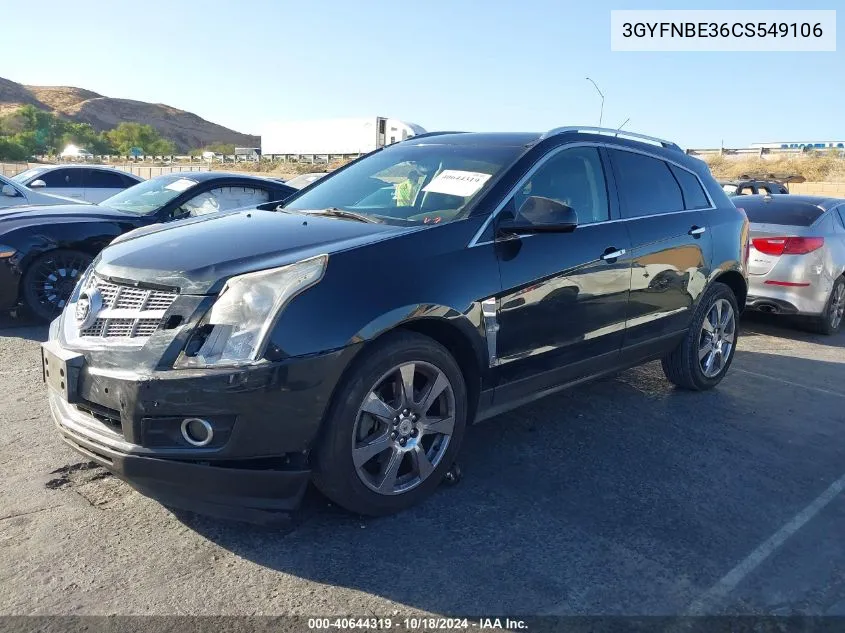 3GYFNBE36CS549106 2012 Cadillac Srx Performance Collection