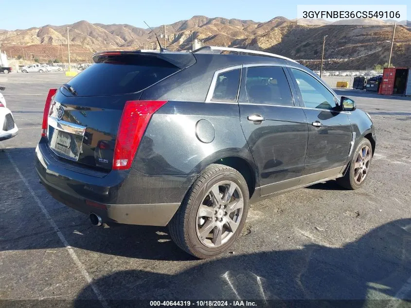 3GYFNBE36CS549106 2012 Cadillac Srx Performance Collection