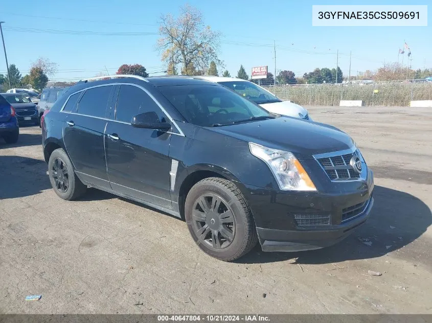 3GYFNAE35CS509691 2012 Cadillac Srx Luxury Collection