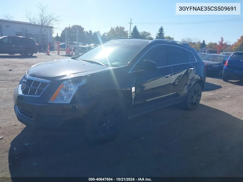 2012 Cadillac Srx Luxury Collection VIN: 3GYFNAE35CS509691 Lot: 40647804