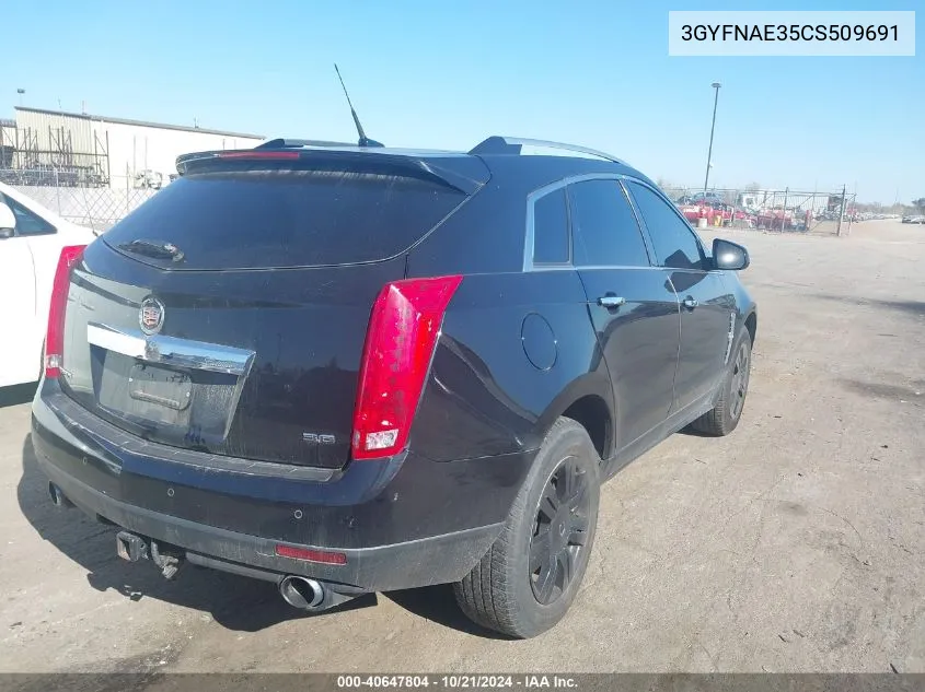 3GYFNAE35CS509691 2012 Cadillac Srx Luxury Collection