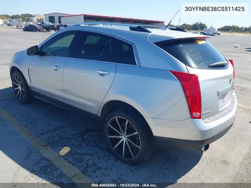 3GYFNBE38CS511425 2012 Cadillac Srx Performance Collection