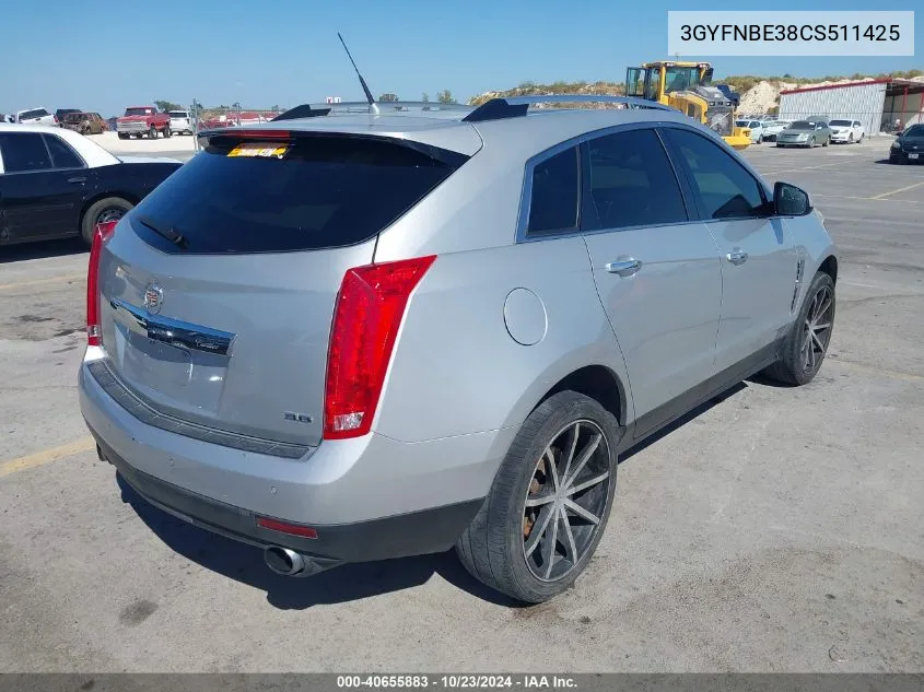 3GYFNBE38CS511425 2012 Cadillac Srx Performance Collection