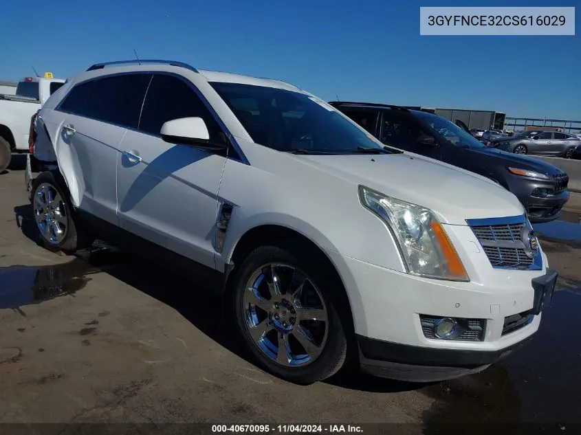 2012 Cadillac Srx Premium Collection VIN: 3GYFNCE32CS616029 Lot: 40670095