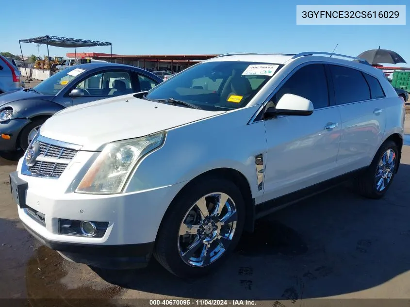 2012 Cadillac Srx Premium Collection VIN: 3GYFNCE32CS616029 Lot: 40670095