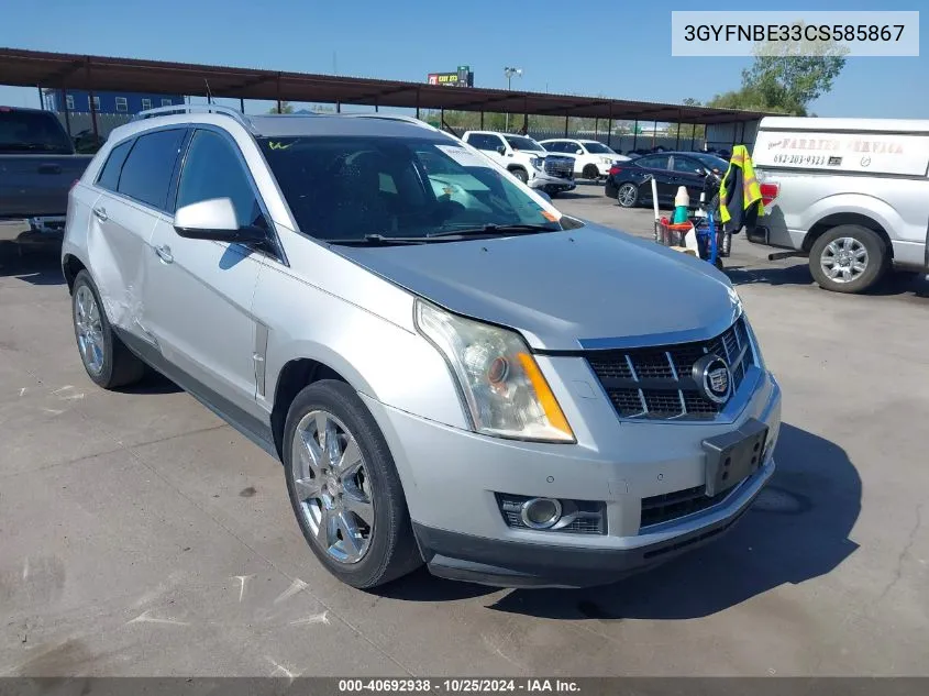 3GYFNBE33CS585867 2012 Cadillac Srx Performance Collection