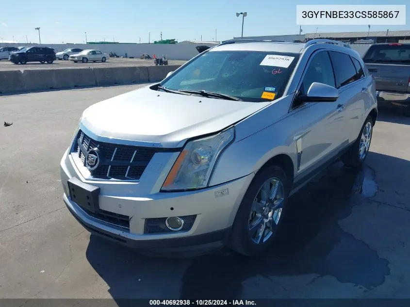 3GYFNBE33CS585867 2012 Cadillac Srx Performance Collection