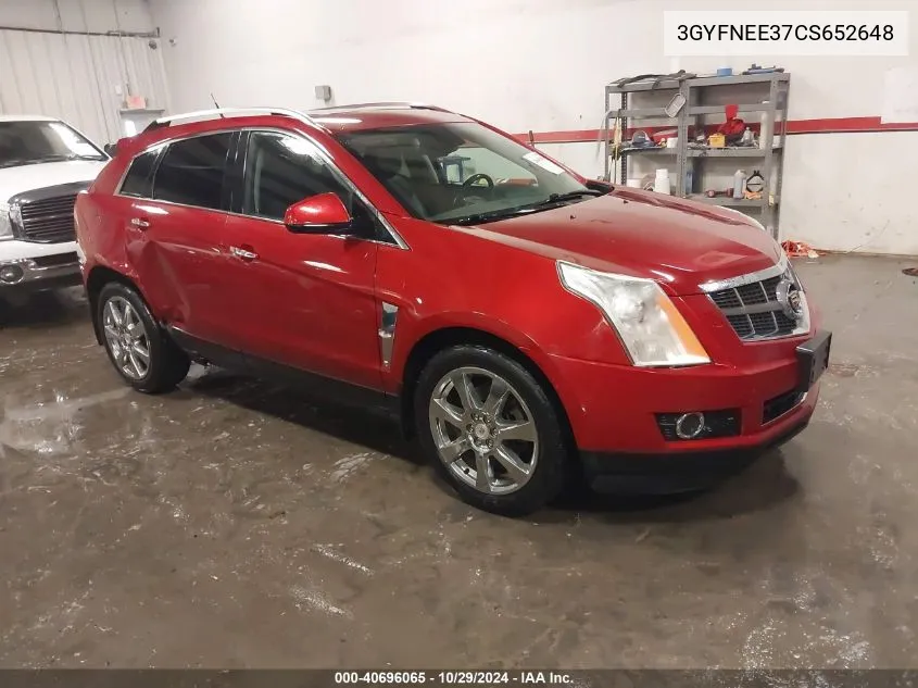 2012 Cadillac Srx Performance Collection VIN: 3GYFNEE37CS652648 Lot: 40696065