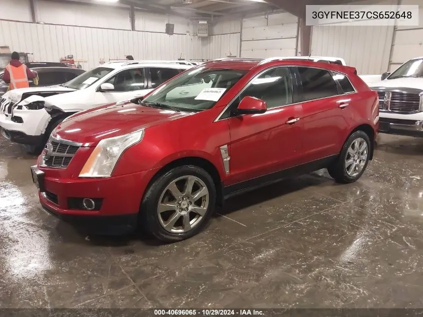 2012 Cadillac Srx Performance Collection VIN: 3GYFNEE37CS652648 Lot: 40696065