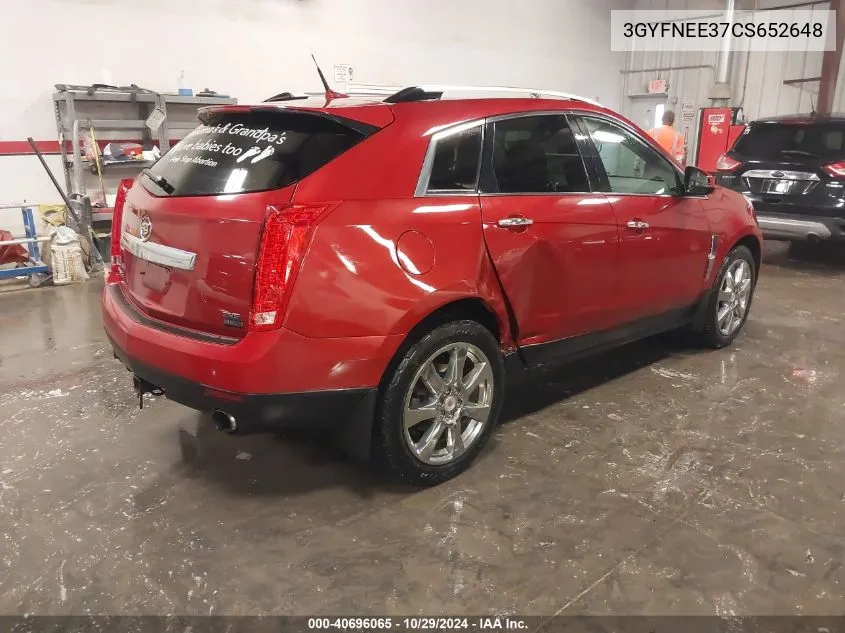 2012 Cadillac Srx Performance Collection VIN: 3GYFNEE37CS652648 Lot: 40696065