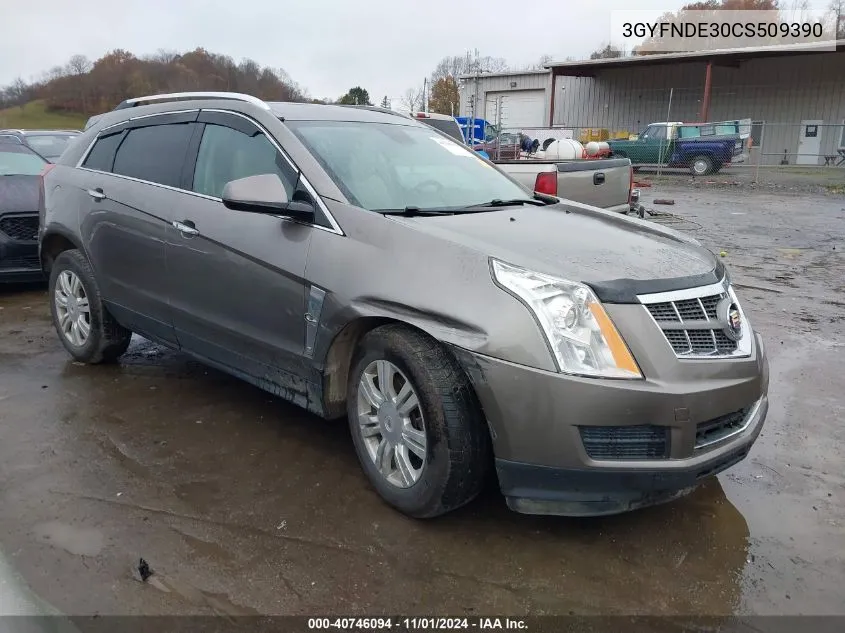 2012 Cadillac Srx Luxury Collection VIN: 3GYFNDE30CS509390 Lot: 40746094