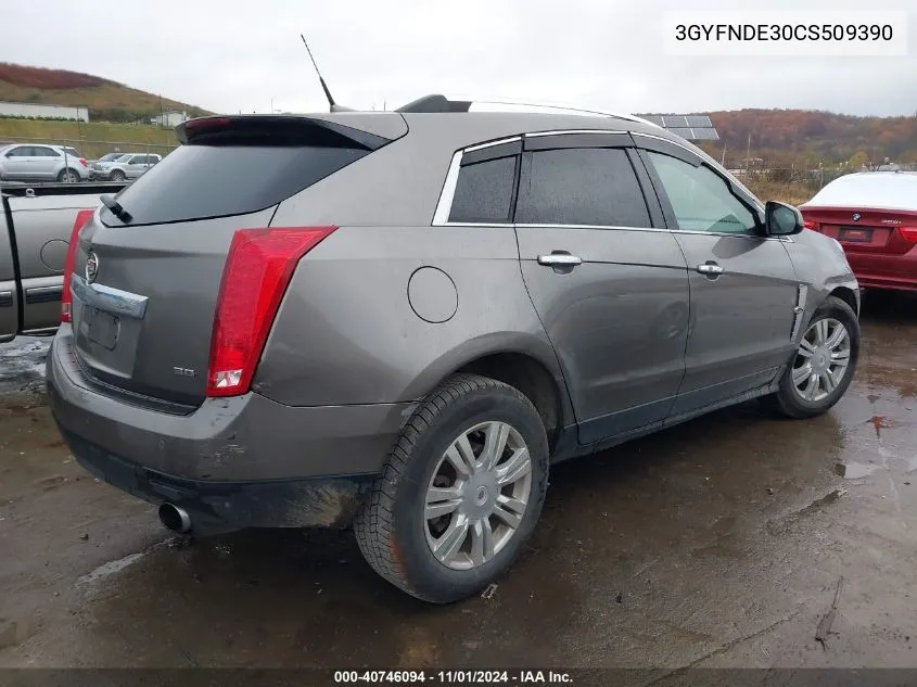 2012 Cadillac Srx Luxury Collection VIN: 3GYFNDE30CS509390 Lot: 40746094