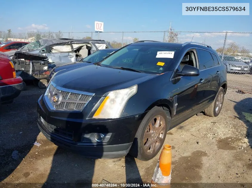 2012 Cadillac Srx Performance Collection VIN: 3GYFNBE35CS579634 Lot: 40748284