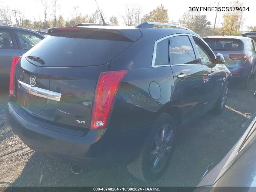 2012 Cadillac Srx Performance Collection VIN: 3GYFNBE35CS579634 Lot: 40748284