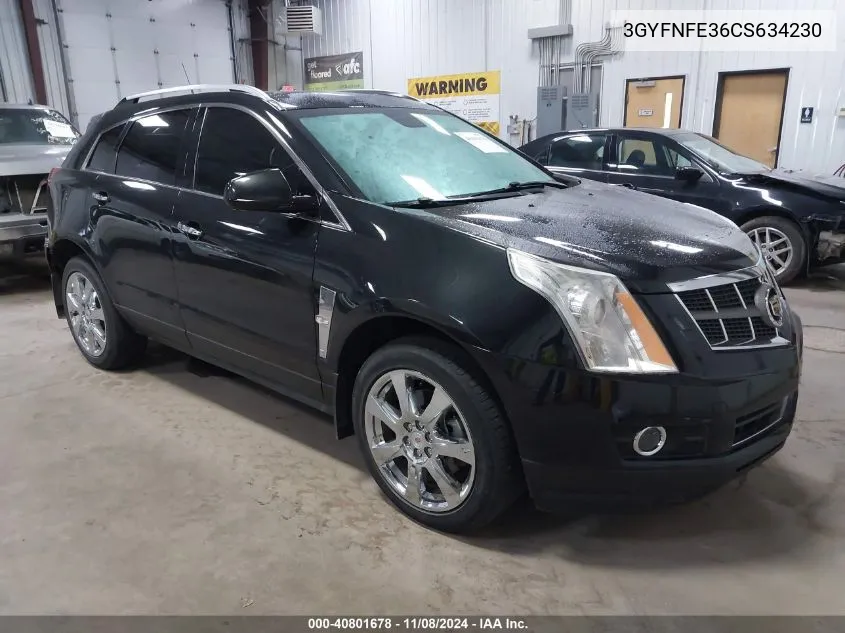 2012 Cadillac Srx Premium Collection VIN: 3GYFNFE36CS634230 Lot: 40801678