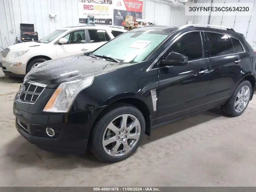 2012 Cadillac Srx Premium Collection VIN: 3GYFNFE36CS634230 Lot: 40801678