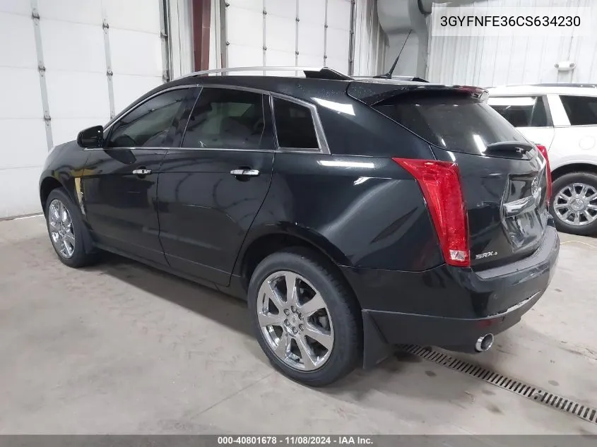 2012 Cadillac Srx Premium Collection VIN: 3GYFNFE36CS634230 Lot: 40801678