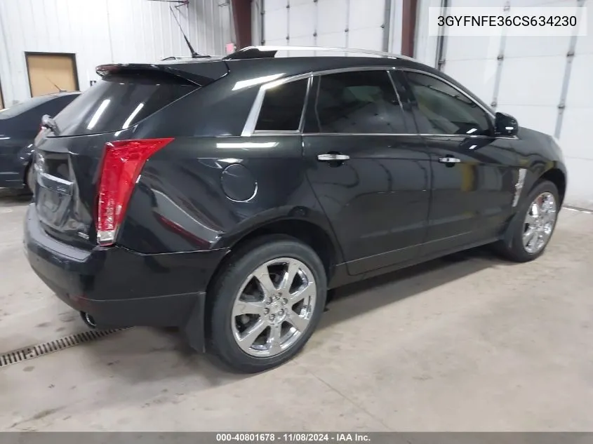 2012 Cadillac Srx Premium Collection VIN: 3GYFNFE36CS634230 Lot: 40801678