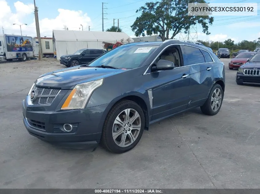 2012 Cadillac Srx Premium Collection VIN: 3GYFNCE3XCS530192 Lot: 40827194