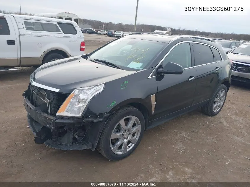 2012 Cadillac Srx Performance Collection VIN: 3GYFNEE33CS601275 Lot: 40857679