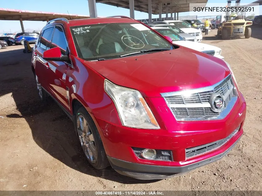 3GYFNFE32CS592591 2012 Cadillac Srx Premium Collection