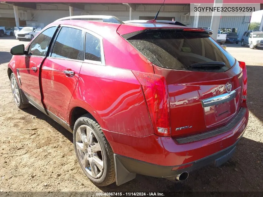 3GYFNFE32CS592591 2012 Cadillac Srx Premium Collection