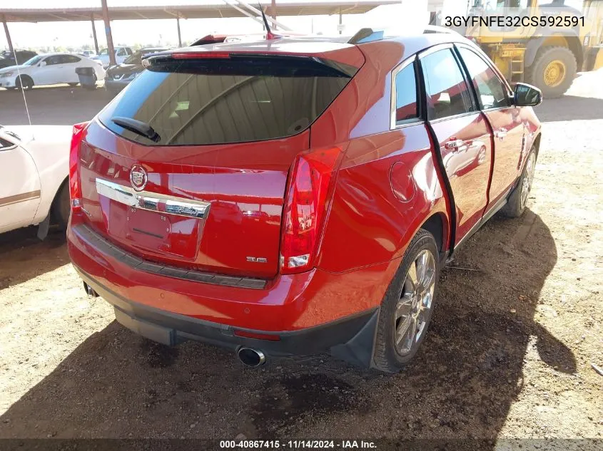 3GYFNFE32CS592591 2012 Cadillac Srx Premium Collection